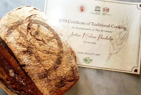 Loaf of bread with certification